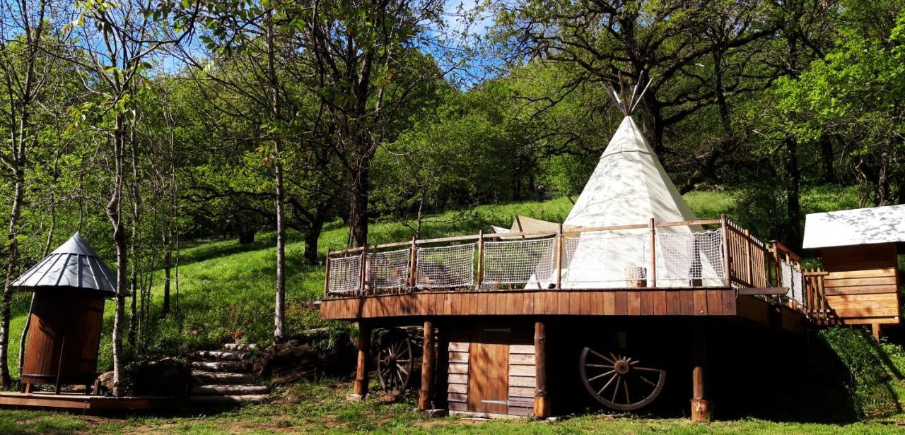 Le Tipi A Marie, Deconnectez- Vous !!! Hotel Cambounes ภายนอก รูปภาพ