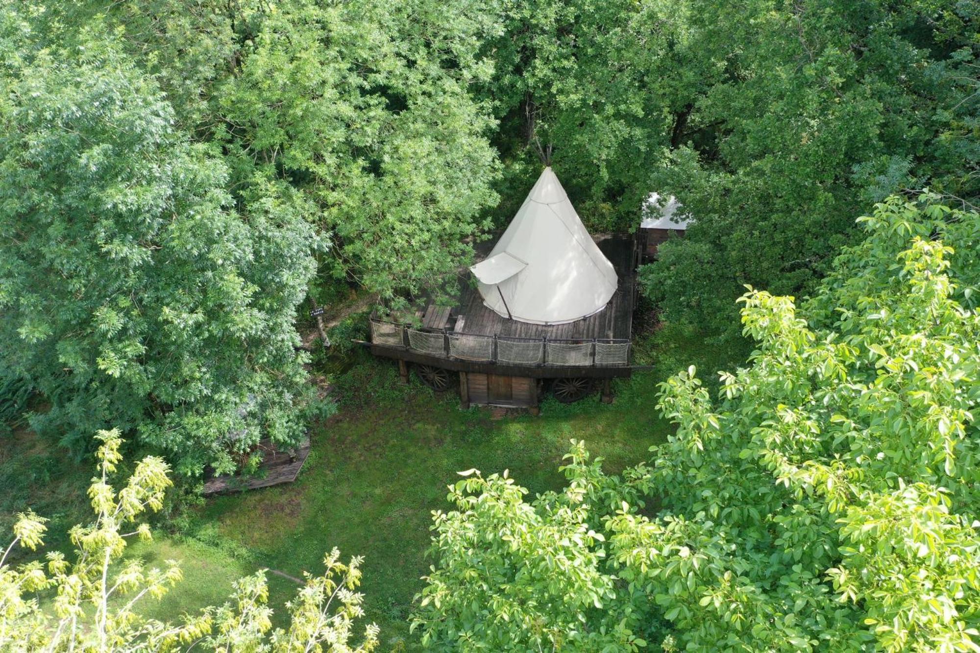 Le Tipi A Marie, Deconnectez- Vous !!! Hotel Cambounes ภายนอก รูปภาพ